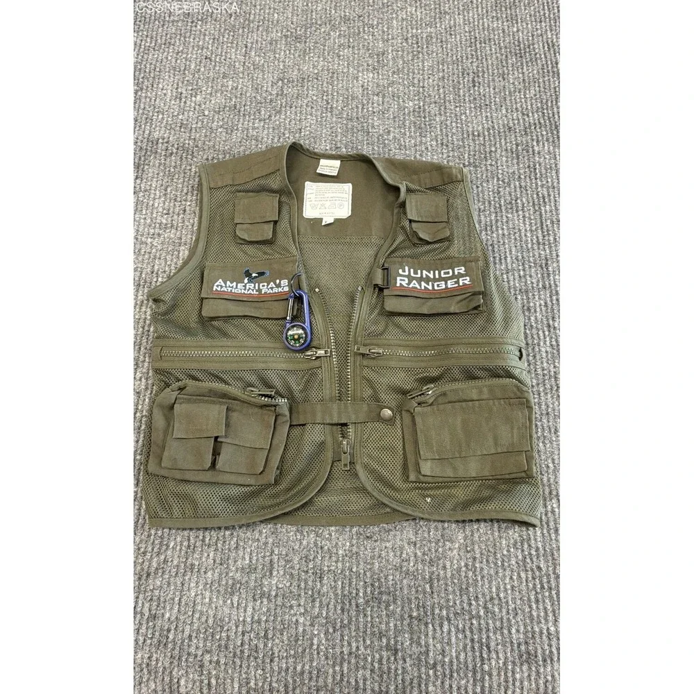 Smith Western Junior Ranger Kids Activity Vest XL National Parks Mesh Pockets